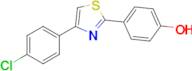 4-(4-(4-Chlorophenyl)thiazol-2-yl)phenol