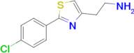 2-(2-(4-Chlorophenyl)thiazol-4-yl)ethan-1-amine