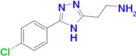 2-[5-(4-chlorophenyl)-4H-1,2,4-triazol-3-yl]ethan-1-amine