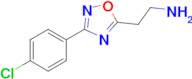 2-(3-(4-Chlorophenyl)-1,2,4-oxadiazol-5-yl)ethan-1-amine