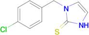 1-[(4-chlorophenyl)methyl]-2,3-dihydro-1H-imidazole-2-thione