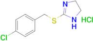 2-((4-Chlorobenzyl)thio)-4,5-dihydro-1h-imidazole hydrochloride