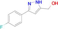 (3-(4-Fluorophenyl)-1h-pyrazol-5-yl)methanol