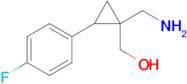 (1-(Aminomethyl)-2-(4-fluorophenyl)cyclopropyl)methanol