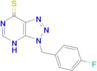 3-[(4-fluorophenyl)methyl]-3H,4H,7H-[1,2,3]triazolo[4,5-d]pyrimidine-7-thione