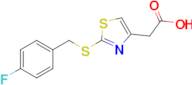 2-(2-((4-Fluorobenzyl)thio)thiazol-4-yl)acetic acid