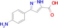 3-(4-aminophenyl)-1H-pyrazole-5-carboxylic acid