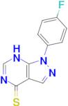 1-(4-fluorophenyl)-1H,4H,7H-pyrazolo[3,4-d]pyrimidine-4-thione