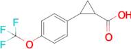 2-(4-(Trifluoromethoxy)phenyl)cyclopropane-1-carboxylic acid