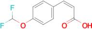 (Z)-3-(4-(difluoromethoxy)phenyl)acrylic acid