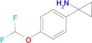 1-(4-(Difluoromethoxy)phenyl)cyclopropan-1-amine