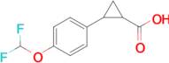 2-(4-(Difluoromethoxy)phenyl)cyclopropane-1-carboxylic acid