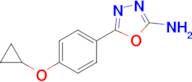 5-(4-cyclopropoxyphenyl)-1,3,4-oxadiazol-2-amine