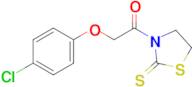 2-(4-Chlorophenoxy)-1-(2-thioxothiazolidin-3-yl)ethan-1-one