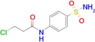 3-Chloro-N-(4-sulfamoylphenyl)propanamide