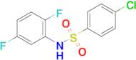 4-Chloro-N-(2,5-difluorophenyl)benzenesulfonamide