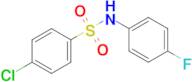 4-Chloro-N-(4-fluorophenyl)benzenesulfonamide