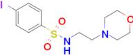 4-Iodo-N-(2-morpholinoethyl)benzenesulfonamide