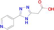 2-[5-(pyridin-4-yl)-4H-1,2,4-triazol-3-yl]acetic acid