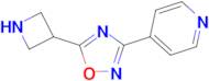 5-(Azetidin-3-yl)-3-(pyridin-4-yl)-1,2,4-oxadiazole