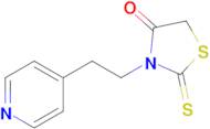 3-(2-(Pyridin-4-yl)ethyl)-2-thioxothiazolidin-4-one