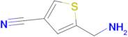5-(Aminomethyl)thiophene-3-carbonitrile