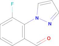 3-Fluoro-2-(1h-pyrazol-1-yl)benzaldehyde