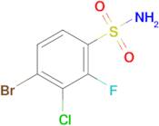 4-Bromo-3-chloro-2-fluorobenzenesulfonamide