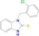 1-[(2-chlorophenyl)methyl]-2,3-dihydro-1H-1,3-benzodiazole-2-thione