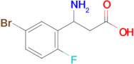 3-Amino-3-(5-bromo-2-fluorophenyl)propanoic acid