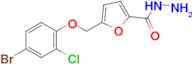 5-((4-Bromo-2-chlorophenoxy)methyl)furan-2-carbohydrazide