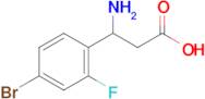 3-Amino-3-(4-bromo-2-fluorophenyl)propanoic acid