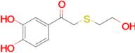 1-(3,4-Dihydroxyphenyl)-2-((2-hydroxyethyl)thio)ethan-1-one