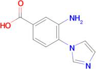 3-Amino-4-(1h-imidazol-1-yl)benzoic acid