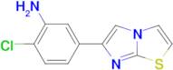 2-Chloro-5-(imidazo[2,1-b]thiazol-6-yl)aniline