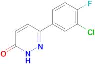 6-(3-chloro-4-fluorophenyl)-2,3-dihydropyridazin-3-one