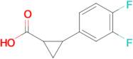 2-(3,4-Difluorophenyl)cyclopropane-1-carboxylic acid