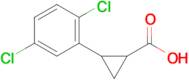 2-(2,5-Dichlorophenyl)cyclopropane-1-carboxylic acid