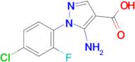 5-Amino-1-(4-chloro-2-fluorophenyl)-1h-pyrazole-4-carboxylic acid