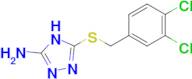 5-{[(3,4-dichlorophenyl)methyl]sulfanyl}-4H-1,2,4-triazol-3-amine