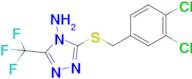 3-((3,4-Dichlorobenzyl)thio)-5-(trifluoromethyl)-4h-1,2,4-triazol-4-amine