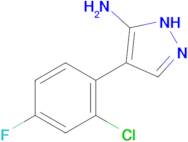 4-(2-chloro-4-fluorophenyl)-1H-pyrazol-5-amine