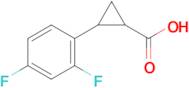 2-(2,4-Difluorophenyl)cyclopropane-1-carboxylic acid