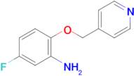 5-Fluoro-2-(pyridin-4-ylmethoxy)aniline