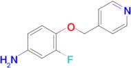 3-Fluoro-4-(pyridin-4-ylmethoxy)aniline