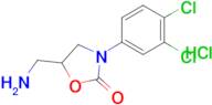 5-(Aminomethyl)-3-(3,4-dichlorophenyl)oxazolidin-2-one hydrochloride