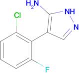 4-(2-chloro-6-fluorophenyl)-1H-pyrazol-5-amine