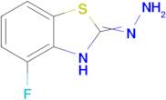 4-fluoro-2-hydrazinylidene-2,3-dihydro-1,3-benzothiazole