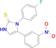 1-(4-fluorophenyl)-5-(3-nitrophenyl)-2,3-dihydro-1H-imidazole-2-thione