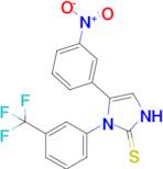 5-(3-nitrophenyl)-1-[3-(trifluoromethyl)phenyl]-2,3-dihydro-1H-imidazole-2-thione